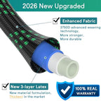 Garden Hose 100 ft, 2026 No Kink Expandable Water Hose 100ft with 10 Function Nozzle, Solid Metal Fittings, Durable Outer Fabric, Lightweight, Flexible, Leak-proof, Stretchy for Watering, Car Washing - Image 3