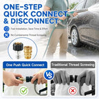 Pressure Washer Quick Connect Kit, 5000 PSI Brass Adapter Set - Image 6