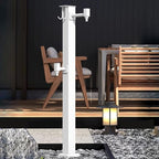 Frost Free Outdoor Faucet Garden Water Spigot 80cm White Hose Connector Durable Garden Column Easy Installation Ideal for Freezing Conditions by Unknown