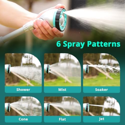 QUOBAS 16'' Watering Wand, Heavy Duty Garden Hose Nozzle with Thumb Control - Image 5