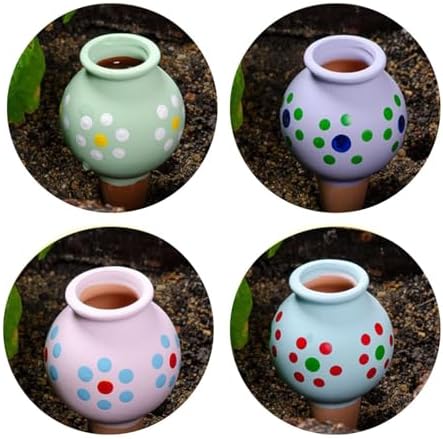 Plant Watering Spikes 4 Pieces Cute Gardening Waterer - Image 7
