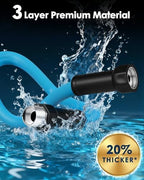 AAIN 75 FT RV Water Hose with Storage Bag, 5/8" Premium Lead‑Free Drinking Water Hose, Heavy Duty, No‑Kink Flexible Design, Ideal for RV, Camper, Truck, Garden – Blue - Image 3