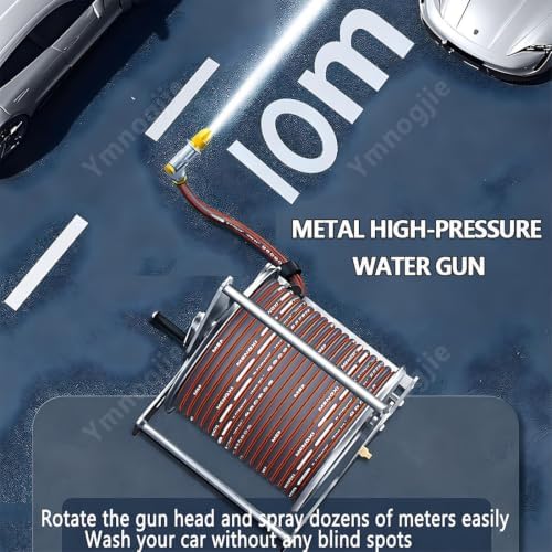Wall Mounted Portable Hose Storage for Easy Outdoor Watering 20mHose - Image 3
