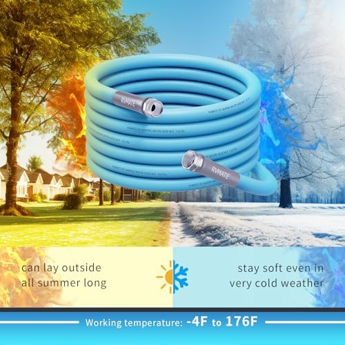 RVMATE RV Water Hose 25FT, 5/8" Inner Diameter Garden Hose - Image 5