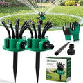 360° Multi-Directional Lawn Sprinkler, 2026 New Precision Garden Irrigation with Flexible Spray Nozzles, Stable Rotating Water Sprinkler, Flower Shape Spray Head for Hose Yard Grass (2pcs) by Unknown