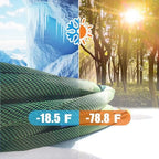 Garden Hose 100 FT, Heavy Duty Water Hose with Aluminum Fittings, Puncture Proof All-weather, Ultra-Lightweight and Flexible, Watering and Cleaning for Outdoor, Lawn - Image 6
