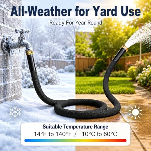 50FT Garden Hose, 5/8-Inch Flat Ultra Lightweight Flexible & Kink Free - Image 6