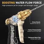 Heavy Duty Metal High Pressure Garden Hose Nozzle, 7 Adjustable Water Spray Patterns Handheld Hose Sprayer with Rubber Gasket for Car Washing Lawn Watering Patio Cleaning - Image 5