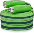 RAINPOINT Garden Hose 75FT, Up to 60% Lighter Non-Expanding Water Hose with TPE Inner Tube, Lightweight & Flexible Anti-Kink Hose, 800D Oxford Fabric, Weather-Resistant, 450PSI Burst, 3/4" Fittings by RainPoint