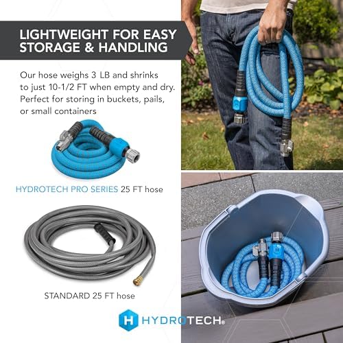 HydroTech Pro Series 25 ft Max Flow Garden Hose, 3/4 in Diameter - Image 6