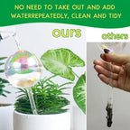 13 oz Up 2 Weeks Large Plant Watering Globes - Self Watering Bulbs for Indoor & Outdoor Plants, Glass Water Globes, Slow Watering for Plants While Away, Self Watering Planter Insert 4 Pack - Image 2