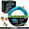 Aeromixer THE HOSE 1 Inch Garden Hose 100 Ft All-In-One Watering Kit by AEROMIXER