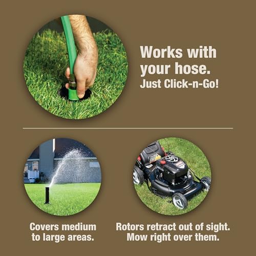 Rain Bird 32HE Professional Pop-Up Sprinkler, Click-N-Go - Image 3