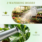 Galvanized Steel Watering Can for Outdoor&Indoor Plants，1 Gallon - Image 4
