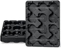 homenote 10 Pack 12 Cell Reusable Seed Starting Trays for 4 Inch Planters by HOMENOTE