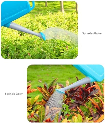 Watering Can, PP Long Spout Flower Watering Can, Garden Watering Pitcher Suitable for Indoor Outdoor Garden Flowers Plants (Dark Blue) - Image 5