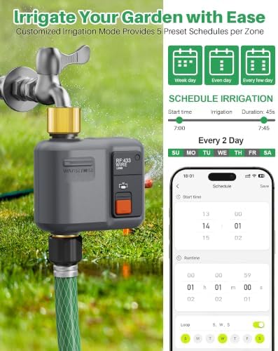 WiFi Water Timer for Garden Hose,WiFi Sprinkler Controller with 984ft Range - Image 7