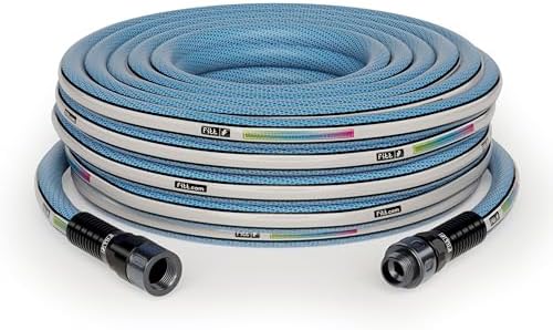 FITT Aquamaster 5/8" 50ft, high performance flexible Garden Hose for intensive Use. Kink-proof by FITT