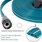 LINEX Sprinkler Soaker Hose 25ft x 2, Garden Lawn Watering Hose with Stakes - Image 6