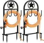 2 Pack Garden Hose Holder,100ft Capacity Hose Reel,Star Style by SHOMEXTOL