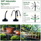 Flexible Drip Irrigation System Outdoor, Bendable Mist Cooling Sprayer - Image 2