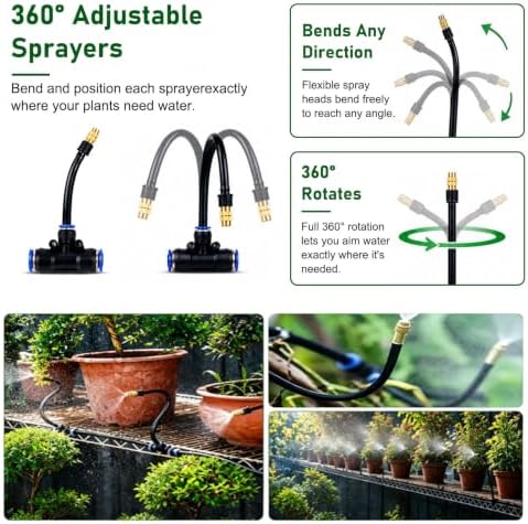 Misting Cooling Sprinkler System for Air Conditioner, Drip Spray Equipment - Image 2