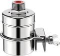 304 Stainless Steel Float Valve, 1/2" 3/4" 1" Auto Shut Off Mini Float Valve+Fixing Clamp, Stainless Steel Fully Automatic Water Level Control Float Valve, With Narrow Edge Clamp (Size : 1 inch) by Unknown