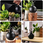 500ml Stainless Steel Plant Mister Spray Bottle Black Accurate Watering - Image 4