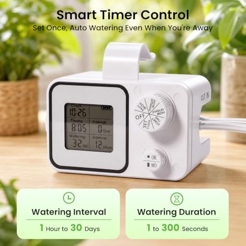 Automatic Indoor Plant Watering System, Auto Plant Waterer for 15 Plants - Image 3