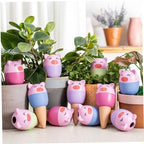 KESYOO 4pcs Terracotta Self Watering Spikes for Plants, Pig Shape - Image 5