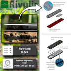Rivulis 500 ft Drip Irrigation Emitter Tubing, 17mm (1/2"), Pressure Compensating, 12" Spacing, Ideal for Gardens, Trees, Shrubs & Landscaping – More Efficient and Precise Than a Soaker Hose - Image 4