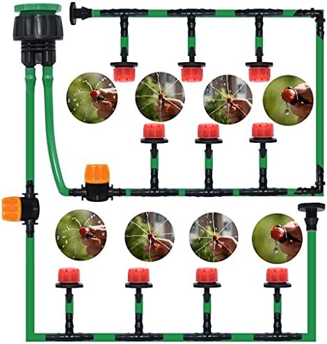 4/7mm Watering PVC Hose Garden, 1/4inch Tubing Pipe 1/2'' and 3/4'' Connector fit Plants Irrigation System Kit Greenhouse 5-50M(30M) - Image 3