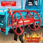 Heavy Duty Metal Garden Hose Reel Cart, Wall/Floor Mounted with Hand Crank, Durable Steel Hose Storage for Watering, Spraying & Car Wash - Agricultural Hose Solution - Image 2