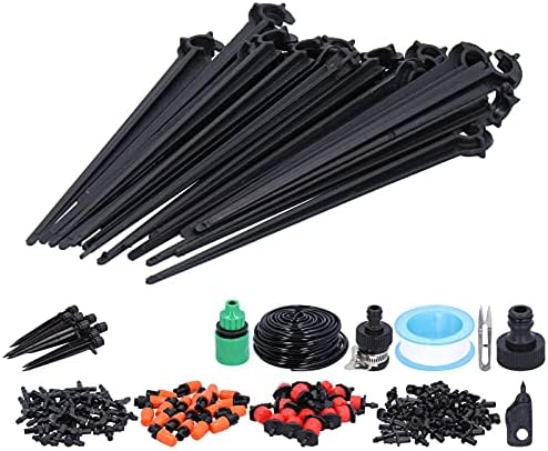 Garden Drip Irrigation Kit 30M | Adjustable Nozzles Save 70% Water | DIY Micro Watering System for Vegetables/Lawns/Terrace | 60L / H Flow Rate, 20 Sprayers & Drippers - Image 2