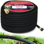 1/2 Inch 150 FT Round Soaker Hose for Garden and Lawn Irrigation by HZYOUMU