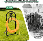 2 Pack Garden Hose Holder,100ft Capacity Hose Reel,Star Style - Image 4