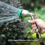 HOSUN 100% Metal Heavy Duty Garden Hose Nozzle Sprayer - Image 2