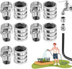 2027 New Water Hose Quick Connect [UNIVERSAL FIT] 5 Pack - Stainless Steel Garden Hose Quick Connector - Durable Garden Hose Fittings - EASY INSTANT CONNECTION by Unknown