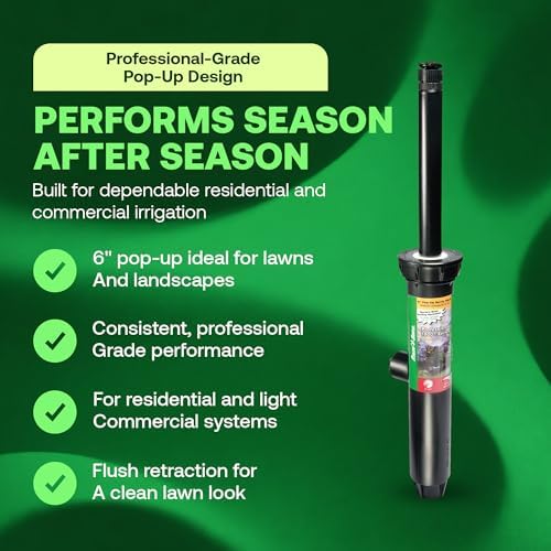 Rain Bird 1806VAN 1800 Series Professional, 6 Inch Pop Up Sprinkler Head - Image 2