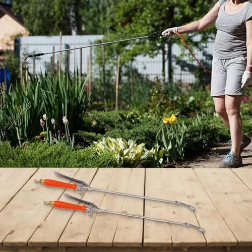 29 Inch Metal Garden Sprayer Wand Brass Barb Tip(2set) - Image 7