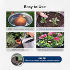 The Olla Company Olla Watering Pot with Lid, Terracotta Self Watering Large - Image 3