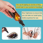 NOOEEISS Amber Glass Small Spray Bottle 2 oz 48 Packs,Fine Mist Sprayer Small Clear Bottles,Refillable Containers mini spray bottles for Cleaning Solutions and Skin Care (Amber 48pcs) - Image 2