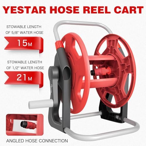Garden Water Hose Reel,Holds 50-60 Ft of 5/8" Hose - Image 5
