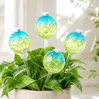 Plant Watering Globes, Gradient Color Glass 9 oz Self Watering Globes by JNTGVINE