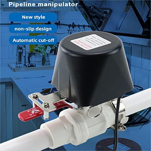 Electric Automatic Gas Pipeline Manipulator Valve Electric Water Shutoff Controller with DN15 DN20 Adjustable Bracket Accessory new - Image 2