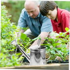 Vintage Stainless Steel Handheld Watering Can Xmas 5l for Flowers - Image 2