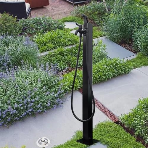 Column Garden Water Faucet,Stainless Steel Outdoor Garden Water Tap,Antifreeze Hose Faucet Extender Water Column with Faucet & Spray Gun, for Irrigation and Wa - Image 4