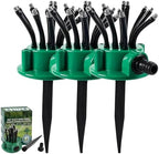 360° Multi-Directional Lawn Sprinkler for Garden & Yard - Precision Irrigation System with 12 Flexible Spray Nozzles, All-Season Durable ABS/PVC Garden Sprinkler with Secure Ground Spike (3Pcs) by Unknown