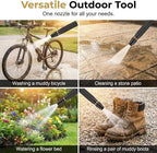 Heavy Duty High Pressure Hose Nozzle, 2026 New 8X Booster Car Wash Water Gun with Adjustable Spray (Jet/Mist/Shower), Copper Alloy, Tool-Free Setup – for Garden, Lawn, Plant Watering (2PCS) - Image 2