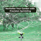 Automatic Garden Sprinkler with Spike 360 Degree Rotating Adjustable 2 Arm Water Sprayer for Watering Plants Outdoor Lawn Yard Irrigation System - Image 6